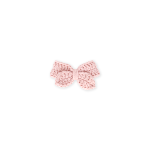 Crochet Bow // Indie Pink