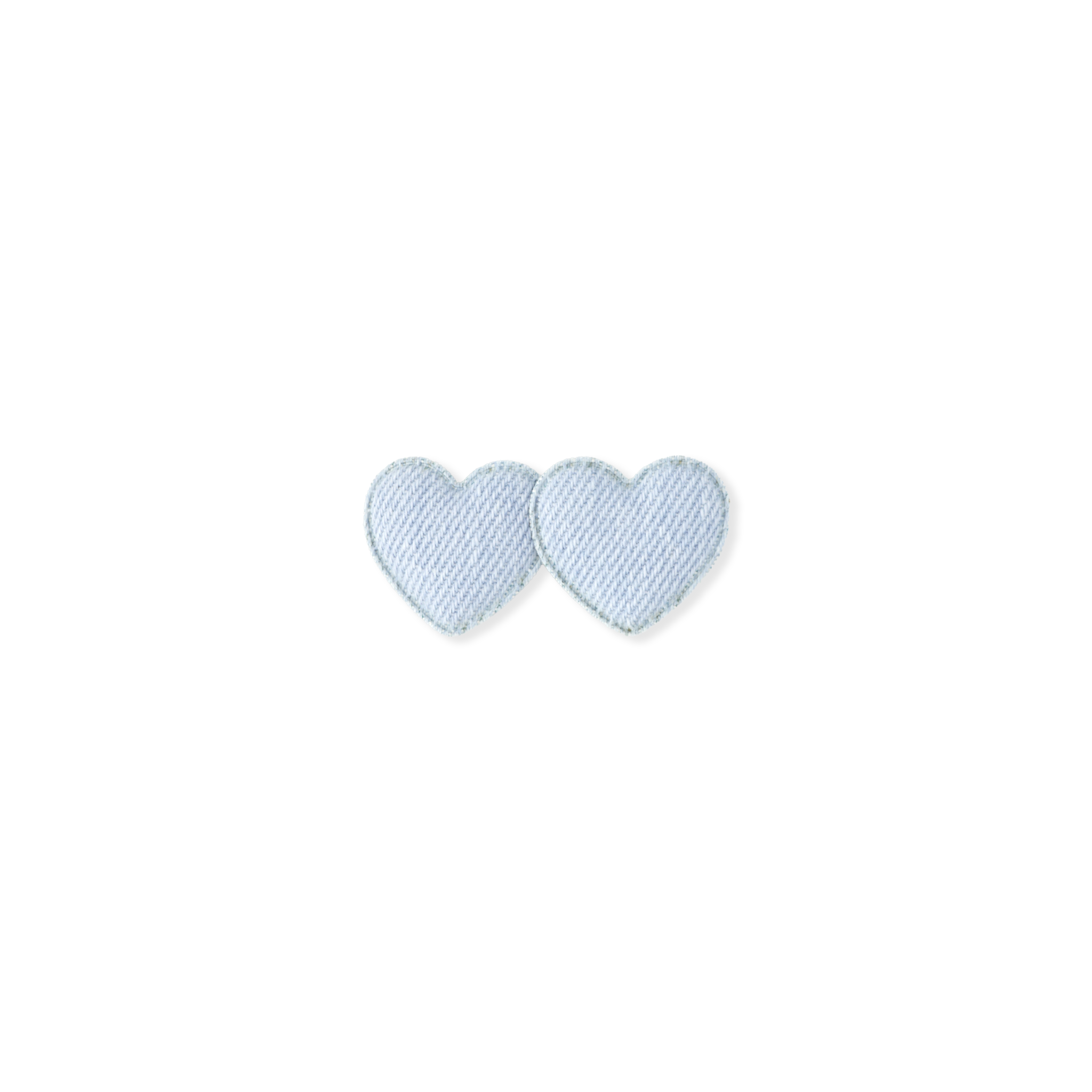 Heart Clip | Light Denim