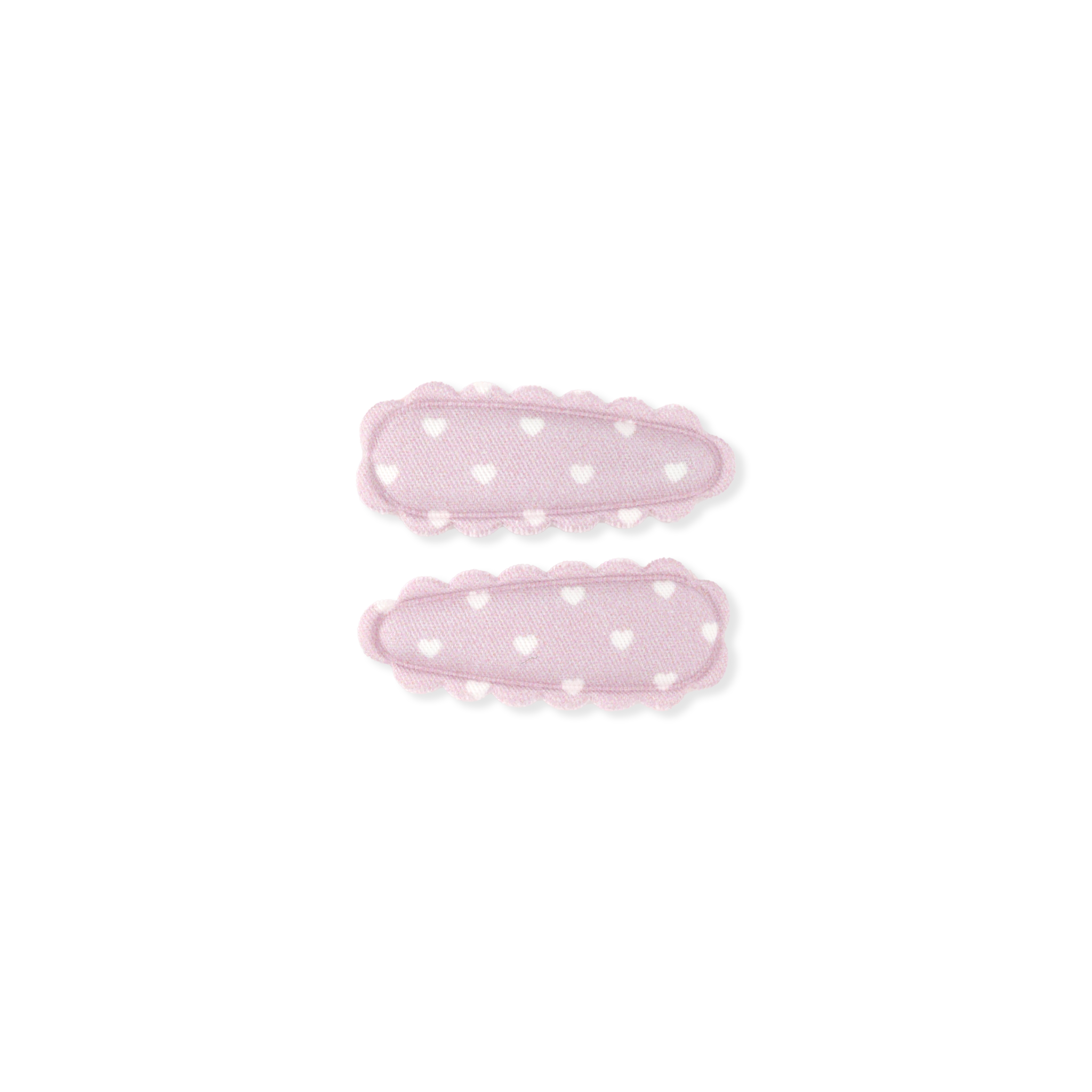 Dainty Snap Clips | Mauve Hearts