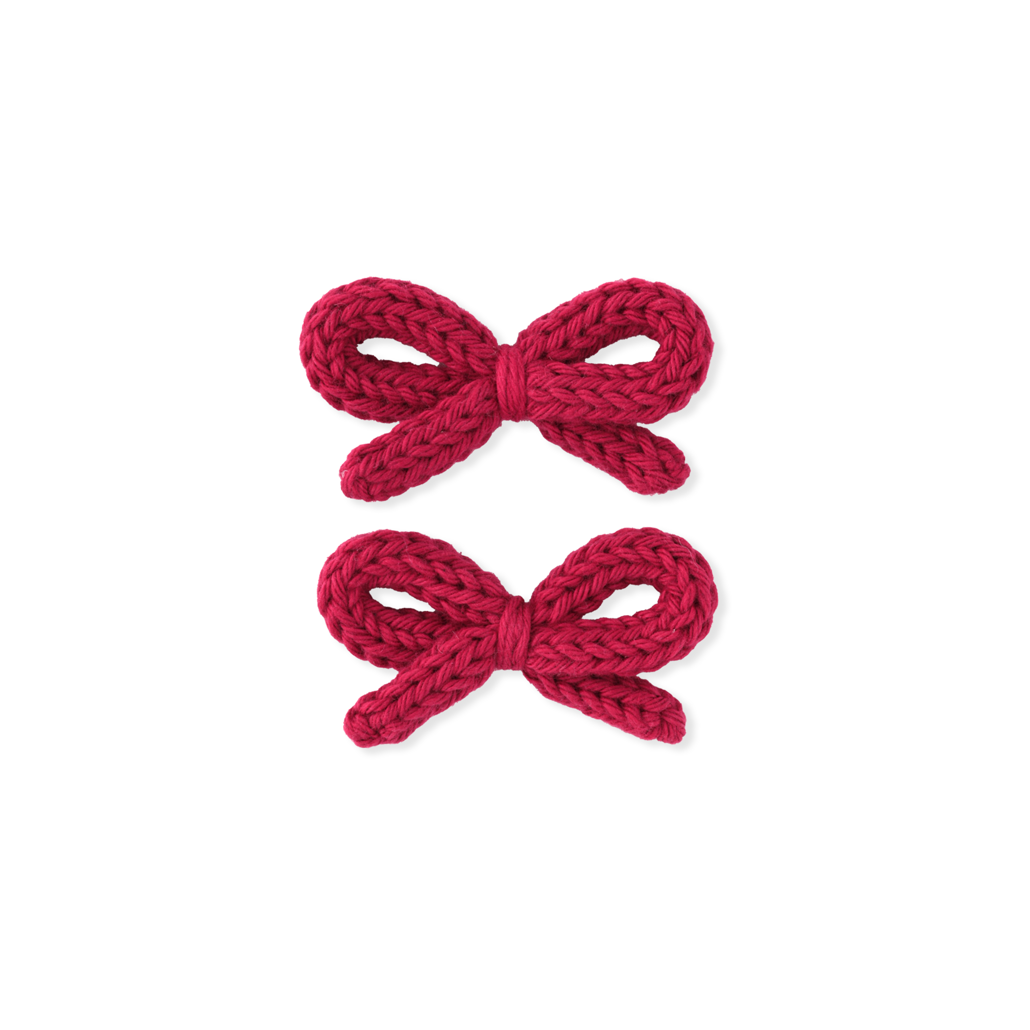 Crochet Ribbon Pigtail Set | Merry Berry