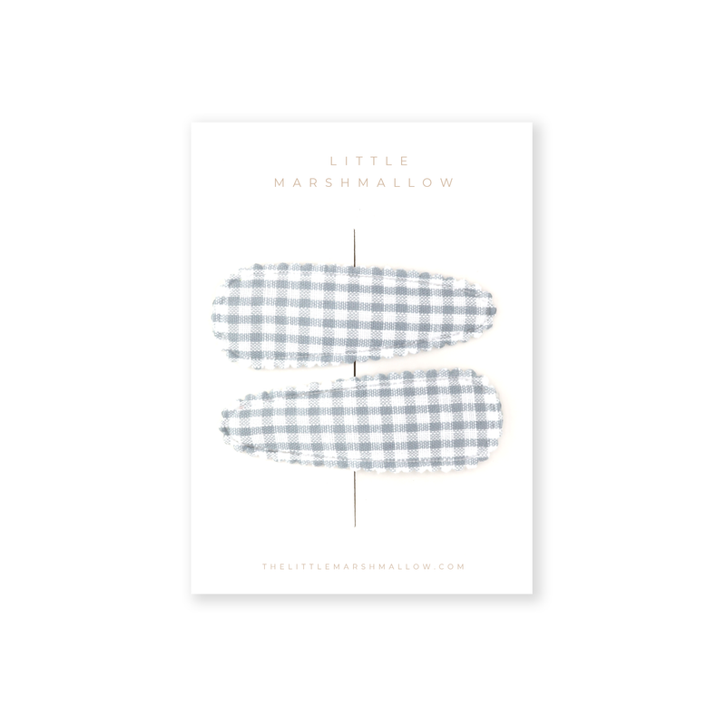 Clip // Misty Blue Check