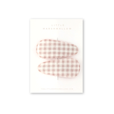 Clip // Muted Rose Plaid