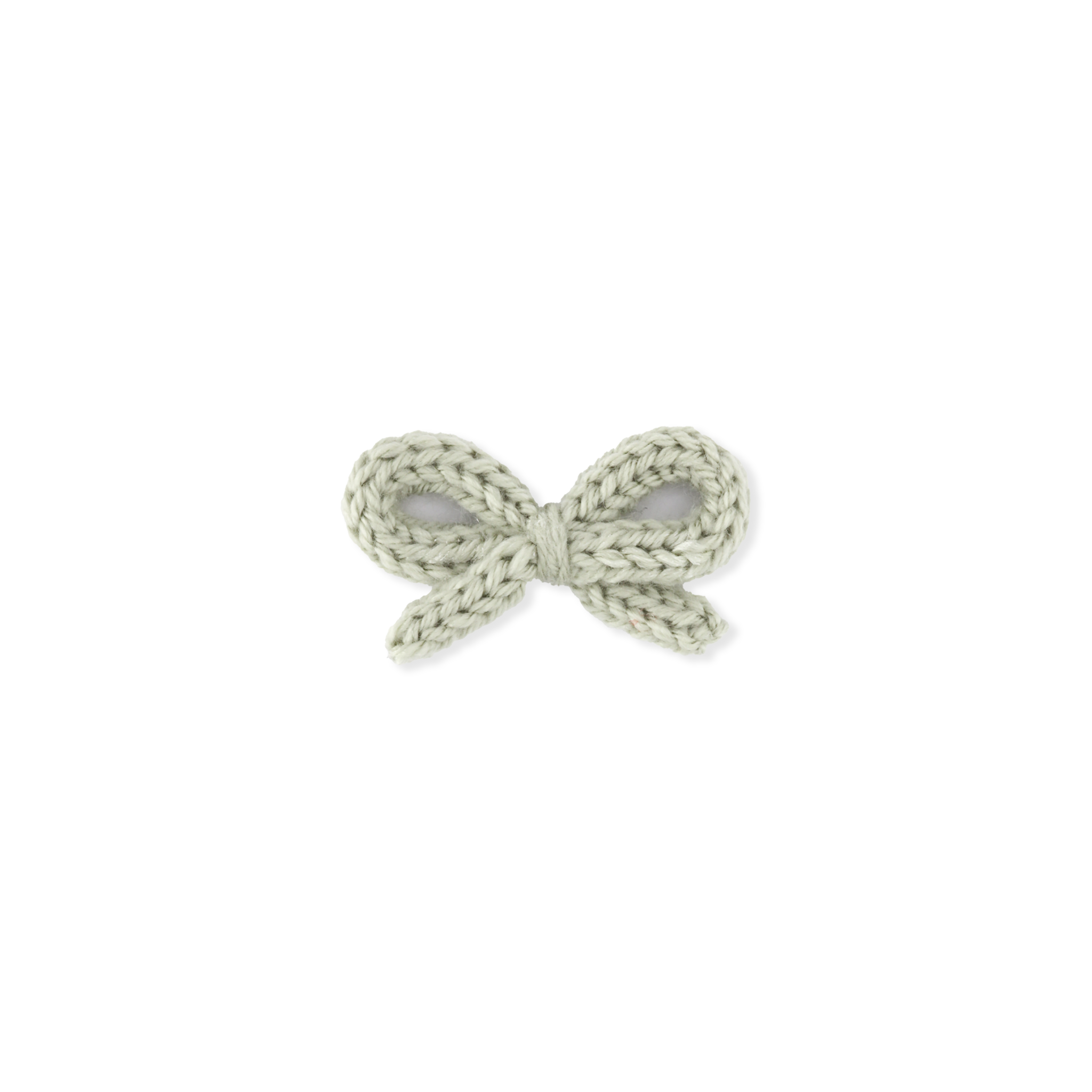 Crochet Ribbon Bow | Olive Mist