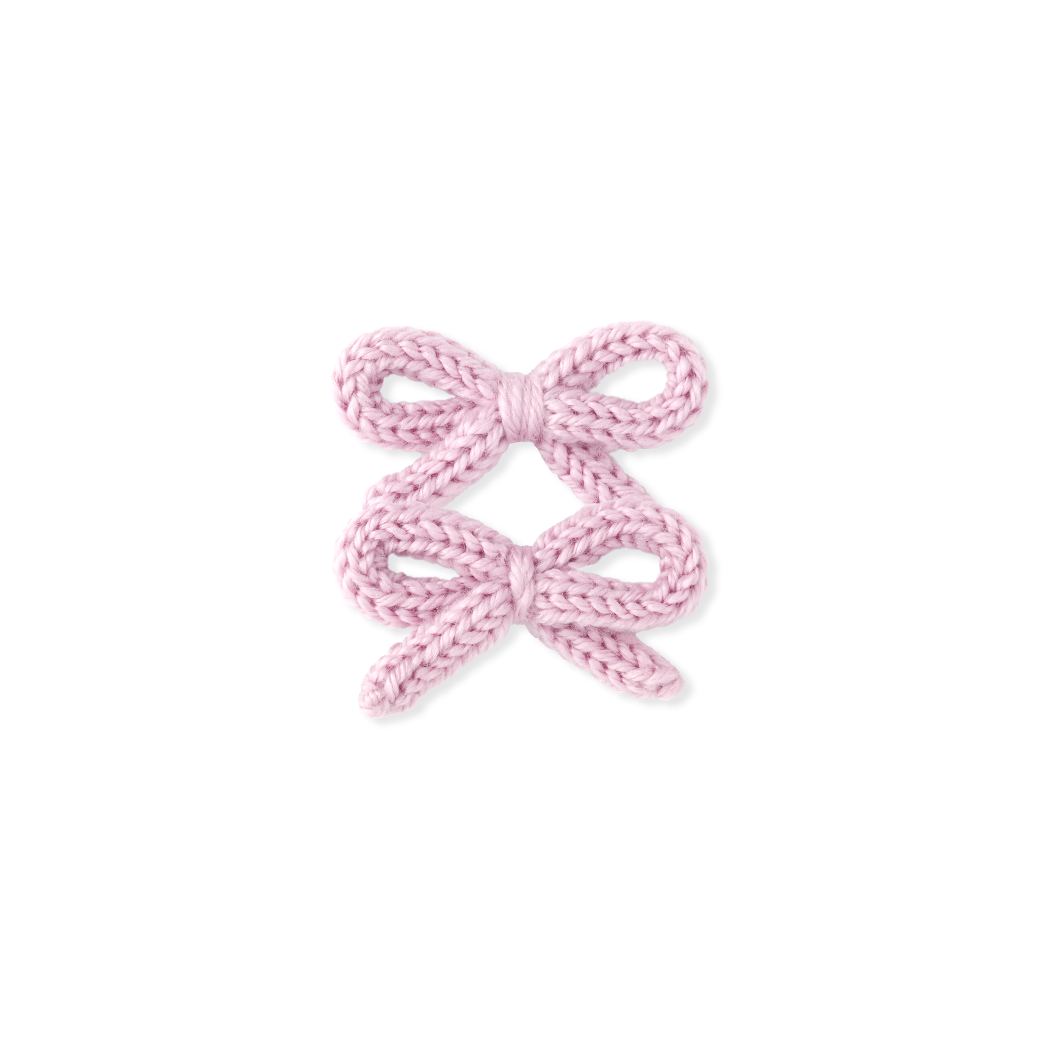 Crochet Ribbon Pigtail Set // Periwinkle