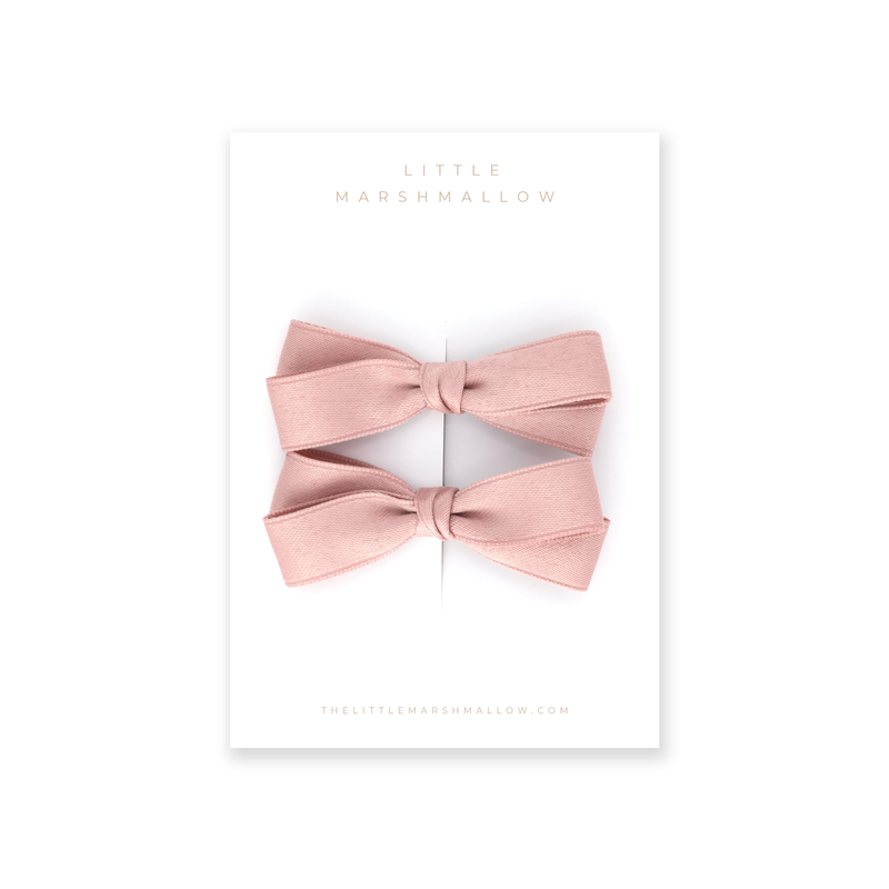 Mini Pixie Pigtail Set // Pink Champagne
