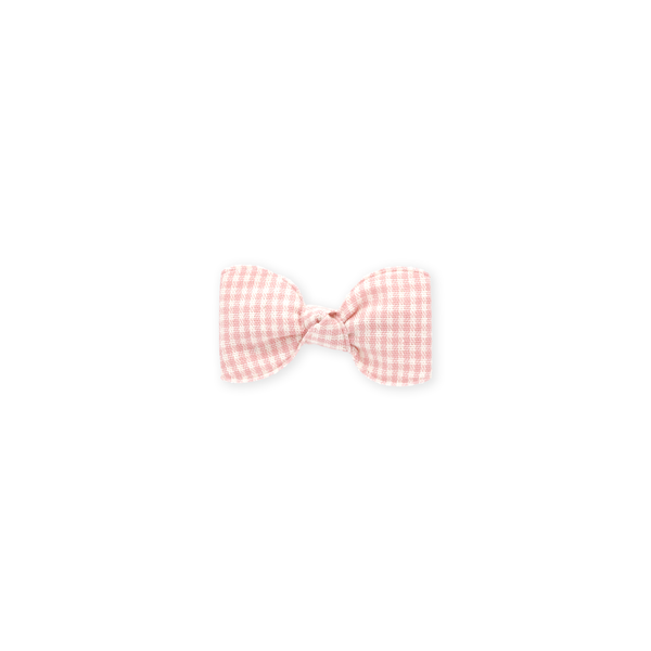 Petite Bow // Rosey Gingham