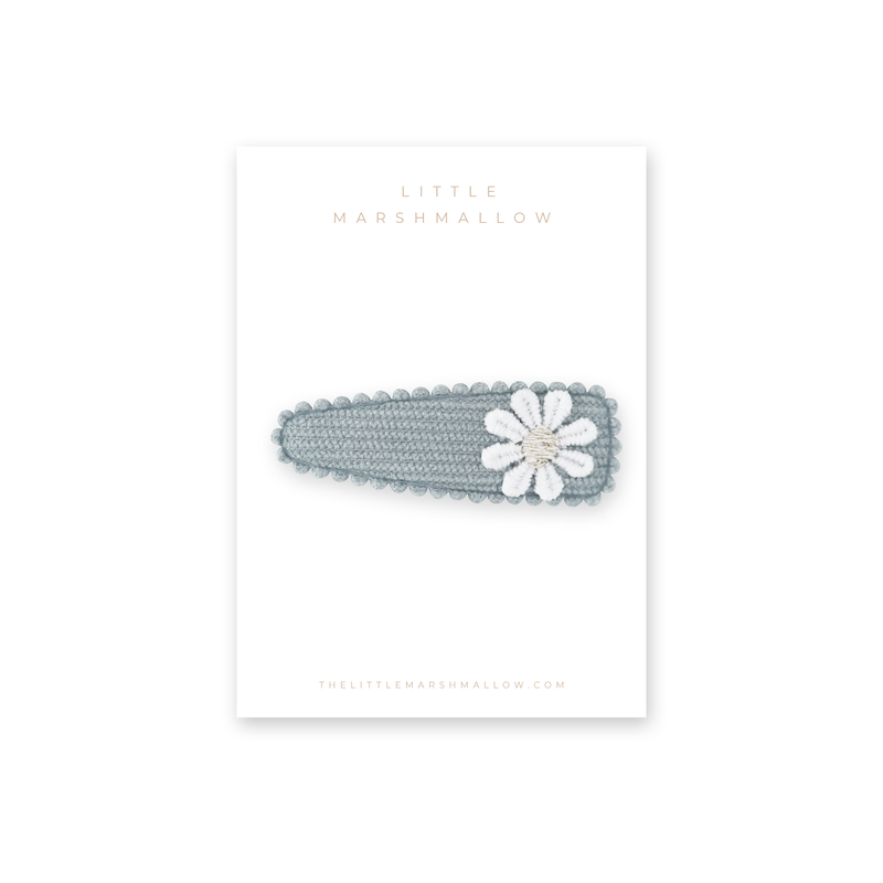 Daisy Clip // Sea Salt Blue