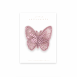 Clip // Sequin Butterfly - Mauve