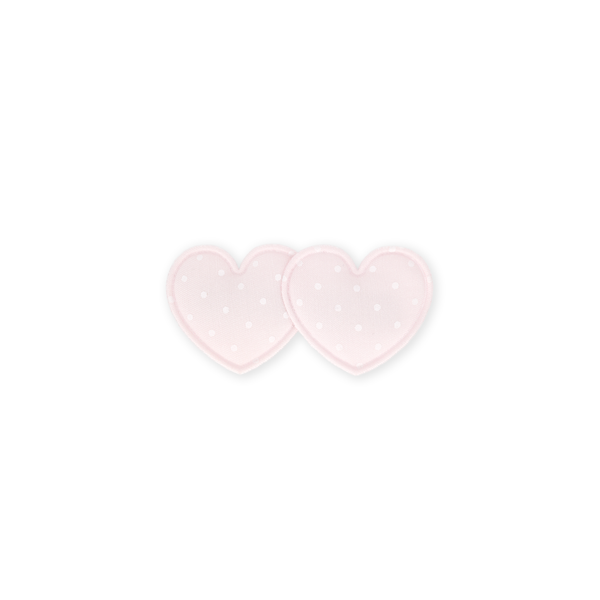 Heart Clip // Snowy Pink
