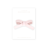 Leather Bow // Soft Pink