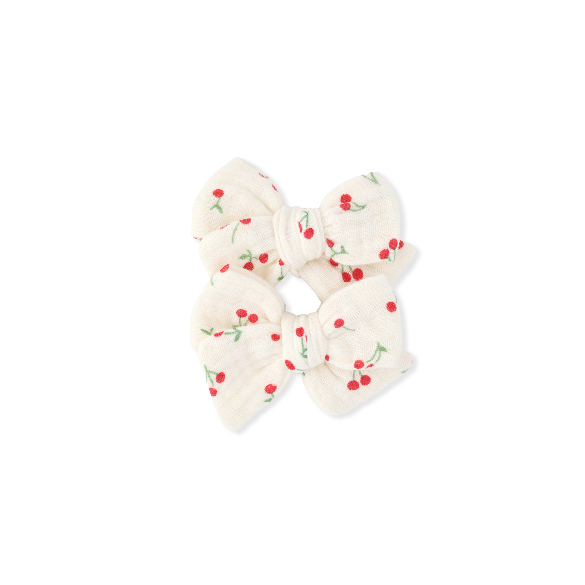 Pinwheel Pigtail Set // Sweet Cherries