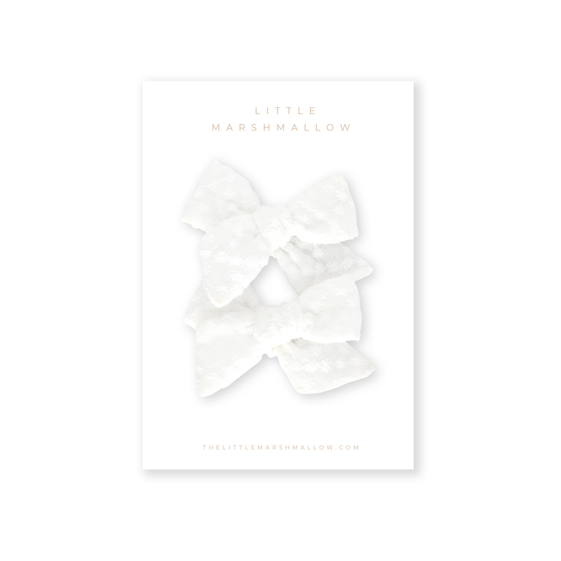 Pinwheel Pigtail Set // Whispering Petals