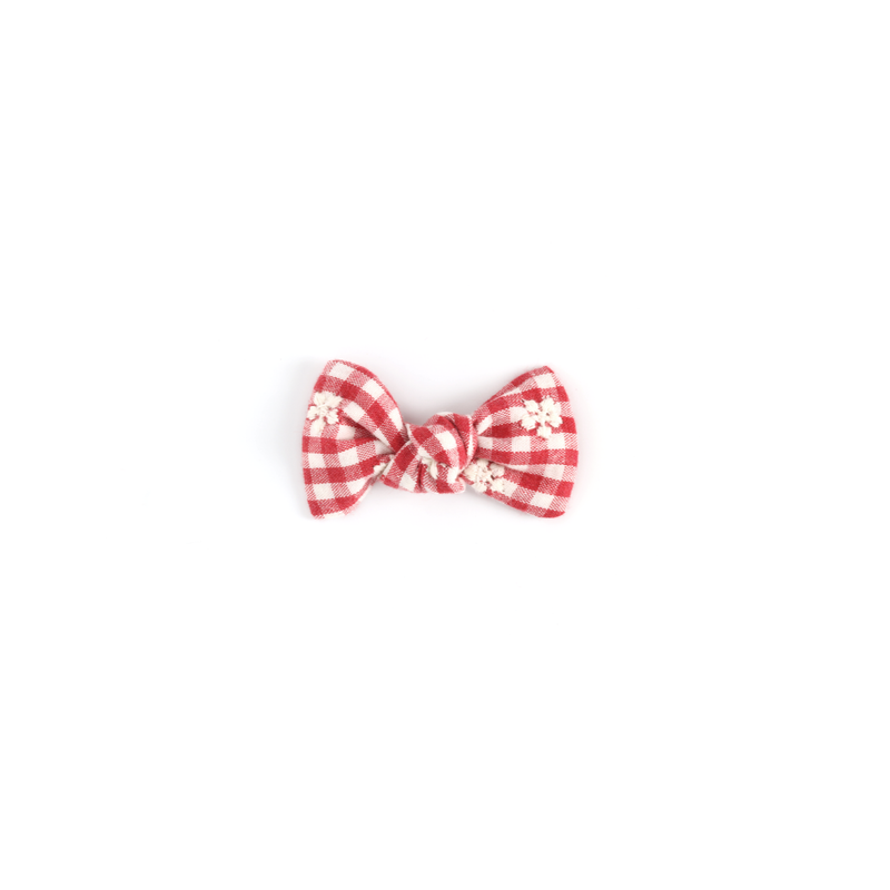 Petite Knot Bow // Winter Wonderland