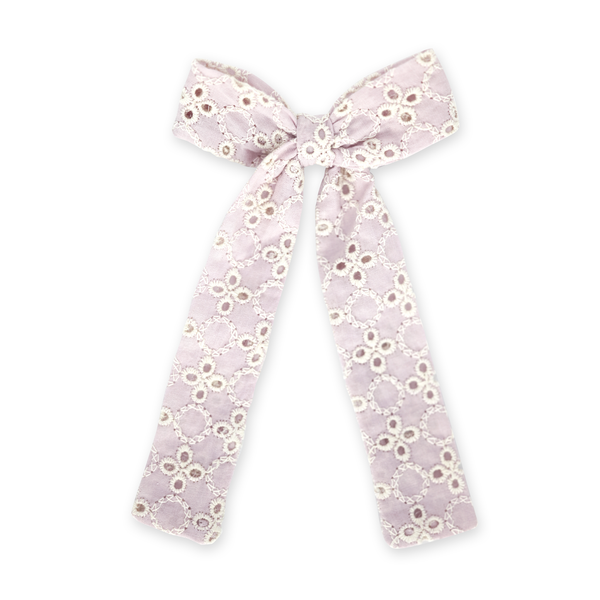Harper Longtail Bow // Wisteria