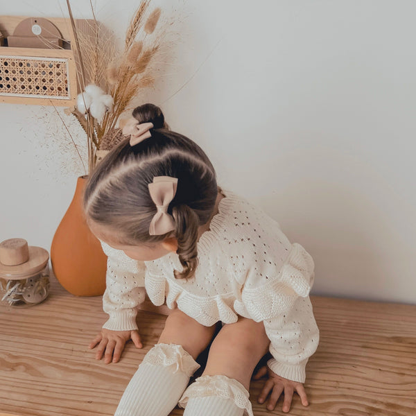 Pixie Pigtail Set // Champagne